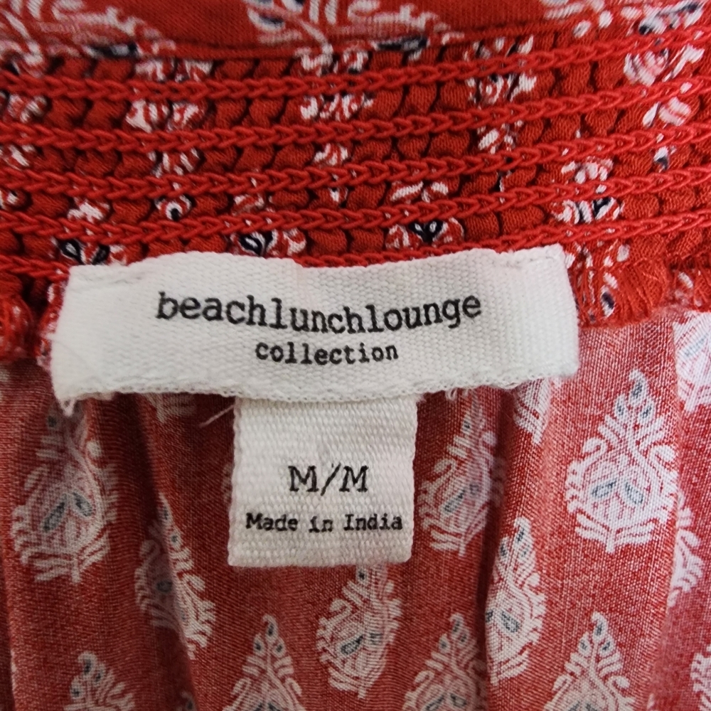 Beach Lunch Lounge split neck tunic Medium - Picture 7 of 8